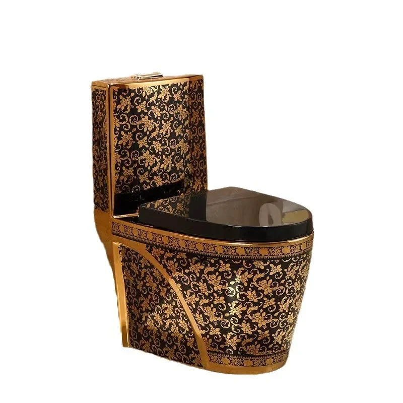 Electroplated toilet gold toilet ceramic bathroom
Electroplated toilet gold toilet ceramic bathroom