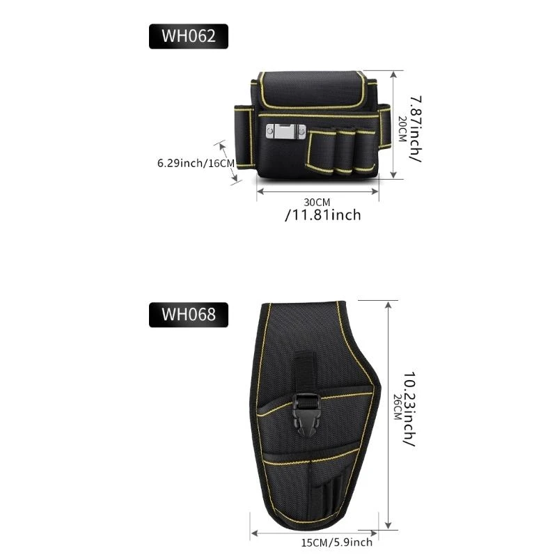 Oxford Fabric Tool Belt Bag with Multi Waist for Easy Organization and Storage Of Various Tools
Oxford Fabric Tool Belt Bag with Multi Waist for Easy Organization and Storage Of Various Tools