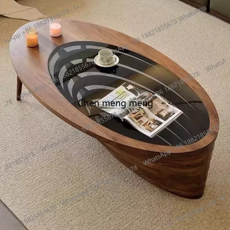 Creative Small-sized Coffee Tables Nordic-style Black Walnut Wood Coffee Tables Light Luxury Designer Furniture
Creative Small-sized Coffee Tables Nordic-style Black Walnut Wood Coffee Tables Light Luxury Designer Furniture