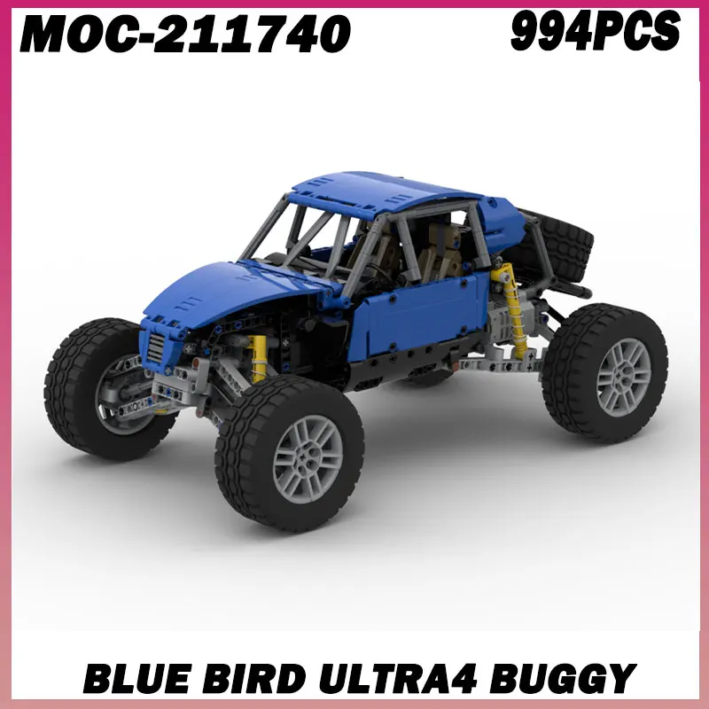 994PCS MOC-211740 Blue Bird Ultra4 Buggy DIY Mode Of Mountain Car Climbing Block Particle Toys Kit for Adults Toys Gift
994PCS MOC-211740 Blue Bird Ultra4 Buggy DIY Mode Of Mountain Car Climbing Block Particle Toys Kit for Adults Toys Gift