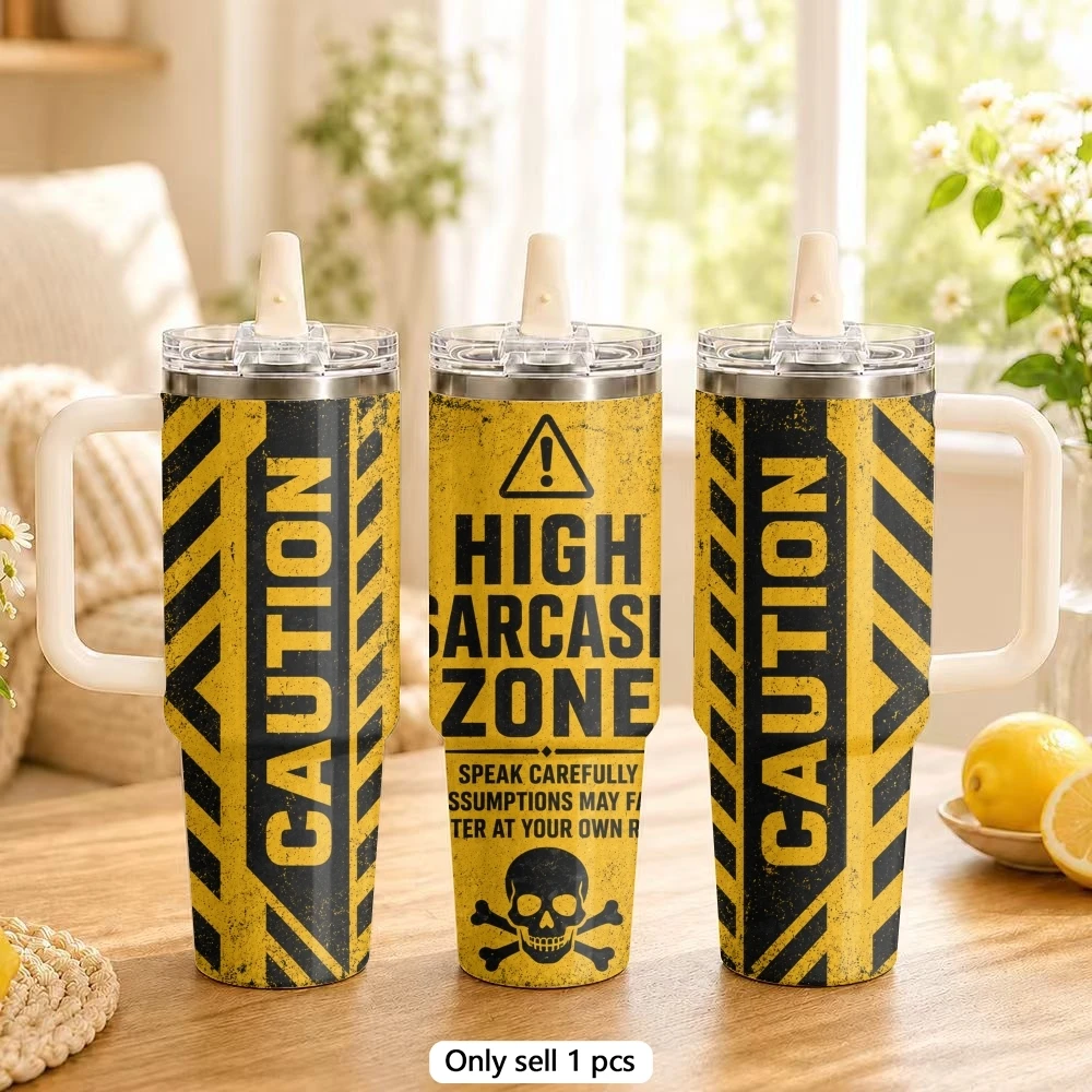 Dangerous Style Vacuum Flasks 40oz Stainless Steel Tumbler with Handle Straw Lid Vacuum Insulated Double Wall Leak Proof
Dangerous Style Vacuum Flasks 40oz Stainless Steel Tumbler with Handle Straw Lid Vacuum Insulated Double Wall Leak Proof