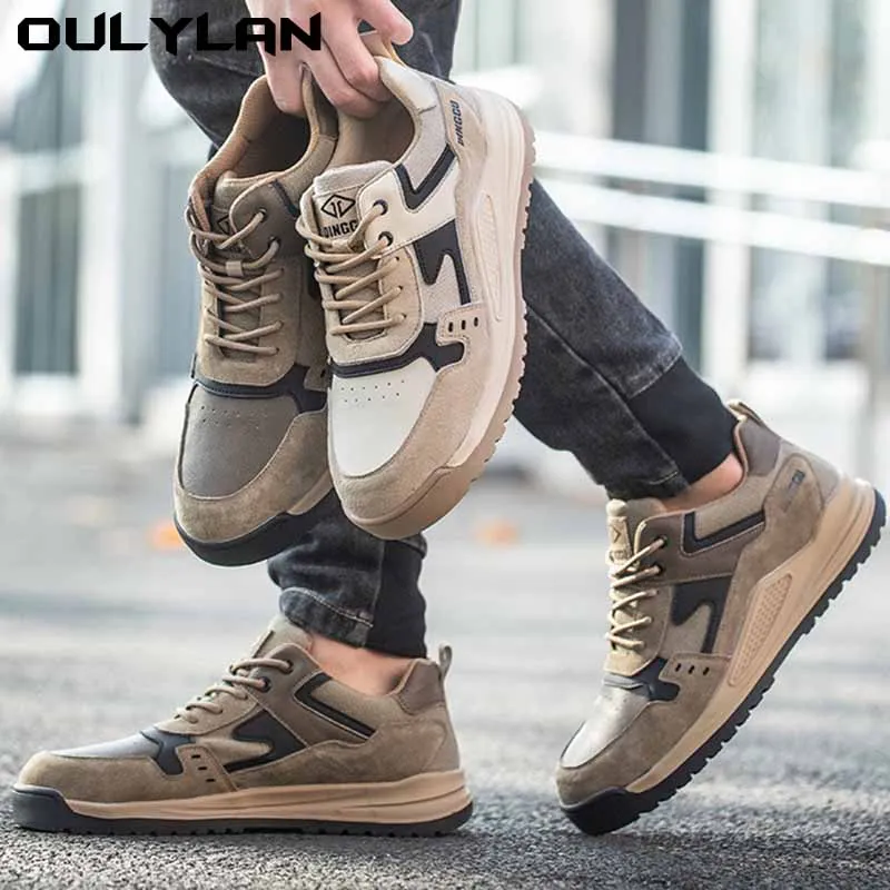 Oulylan Safety Shoes Anti-stab Anti-smash Work Boots Men's Work Safety Boots Plastic Toe Lightweight Working Sneakers
Oulylan Safety Shoes Anti-stab Anti-smash Work Boots Men's Work Safety Boots Plastic Toe Lightweight Working Sneakers