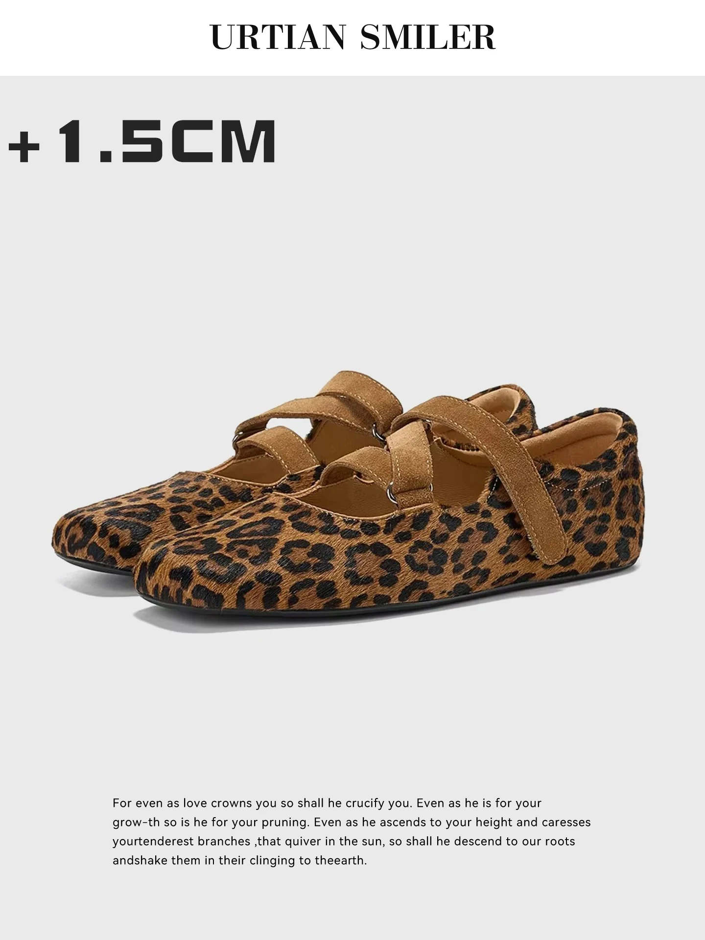Fashionable Leopard Print Mary Jane Ballet Flats Women's Spring 2026 New Style Leather Headties Shoes round Toe Low Heel Rubb...
Fashionable Leopard Print Mary Jane Ballet Flats Women's Spring 2026 New Style Leather Headties Shoes round Toe Low Heel Rubb...
