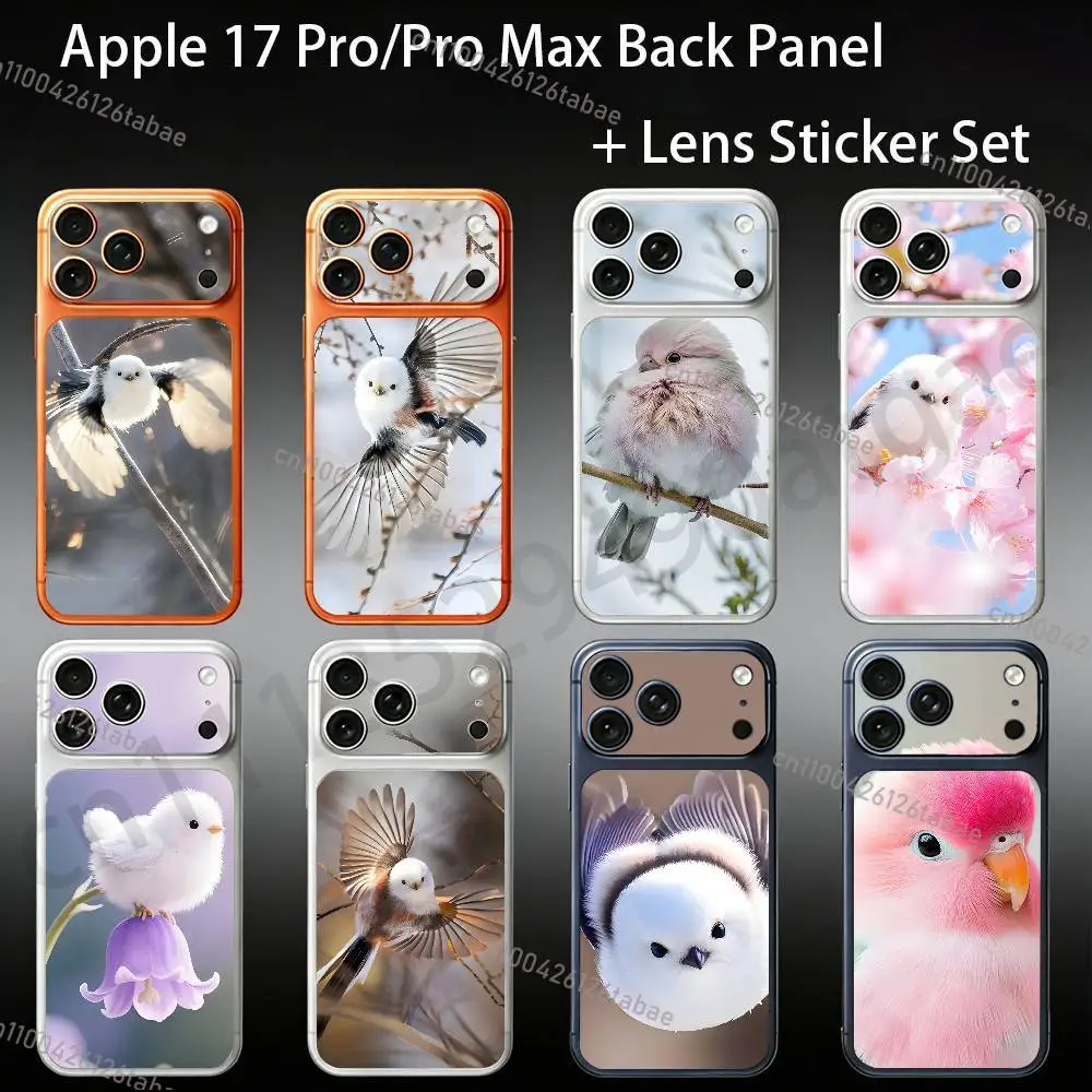 Sweet little bird For iPhone 17Pro/ProMax Battry Back Cover with Camera Decal Skin Rear Protective Sticker Film
Sweet little bird For iPhone 17Pro/ProMax Battry Back Cover with Camera Decal Skin Rear Protective Sticker Film