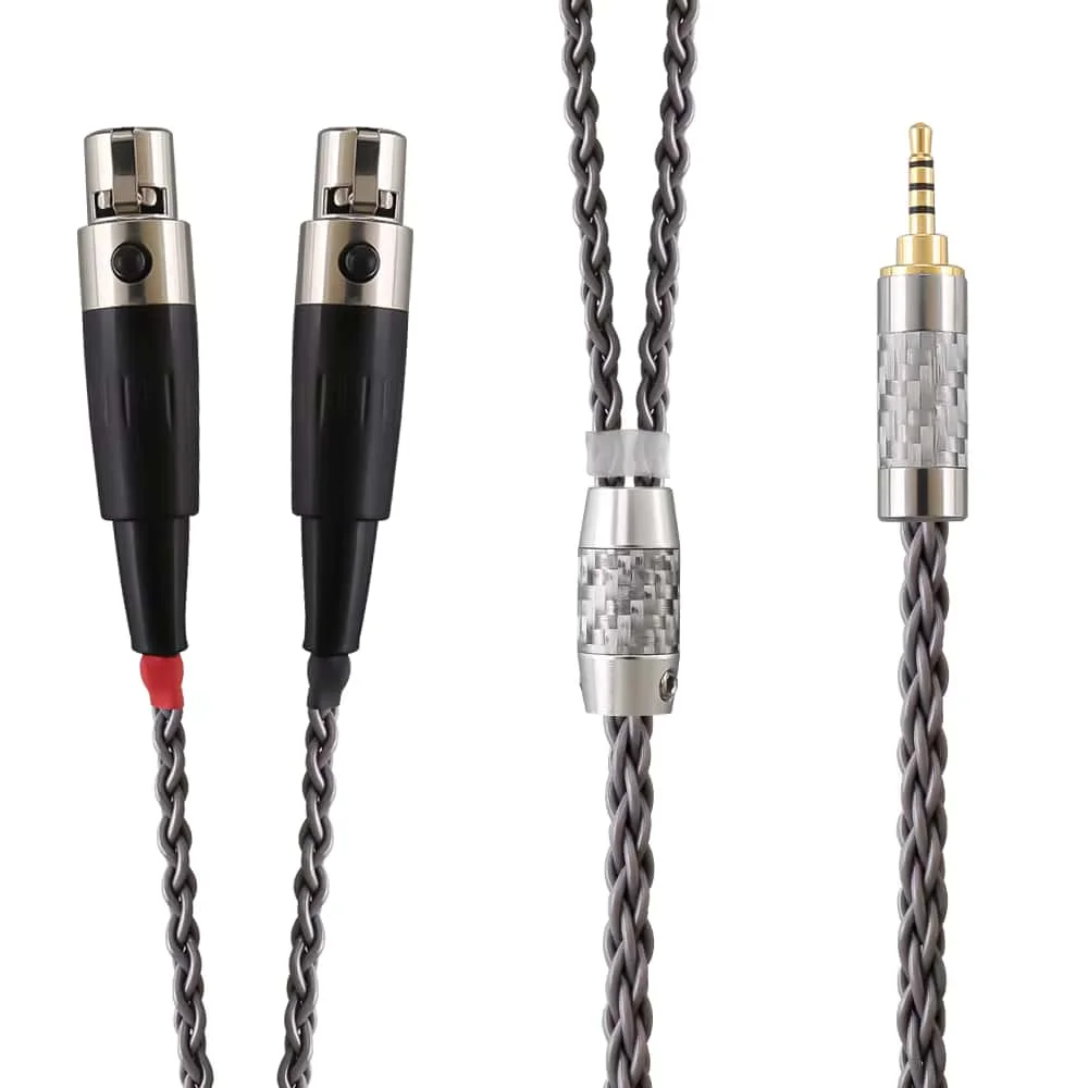 Audiocrast 8-Core UPOCC Silver Plated Headphone Upgrade Cable, Multi Balanced Plug Replacement Wire for Audeze LCD Series Headph
Audiocrast 8-Core UPOCC Silver Plated Headphone Upgrade Cable, Multi Balanced Plug Replacement Wire for Audeze LCD Series Headph