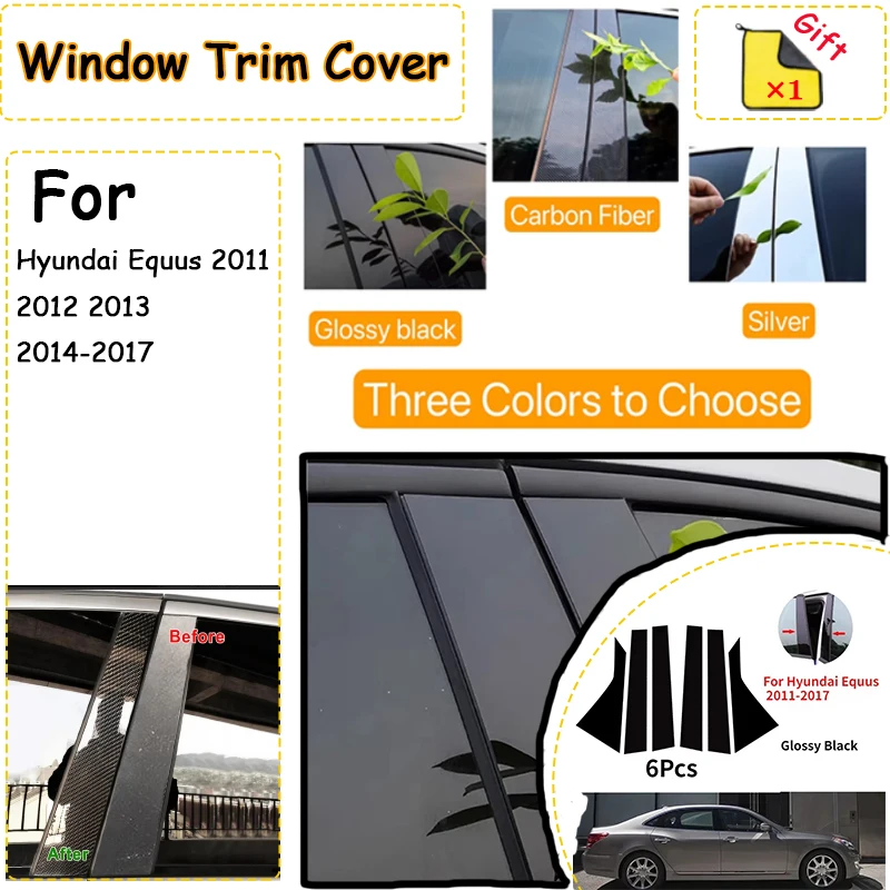 6Pcs Glossy Black Window Door Column B C Pillar Post Cover Trim For Hyundai Equus 2011 2012 2013 2014-2017 Auto Sticker Styling
6Pcs Glossy Black Window Door Column B C Pillar Post Cover Trim For Hyundai Equus 2011 2012 2013 2014-2017 Auto Sticker Styling