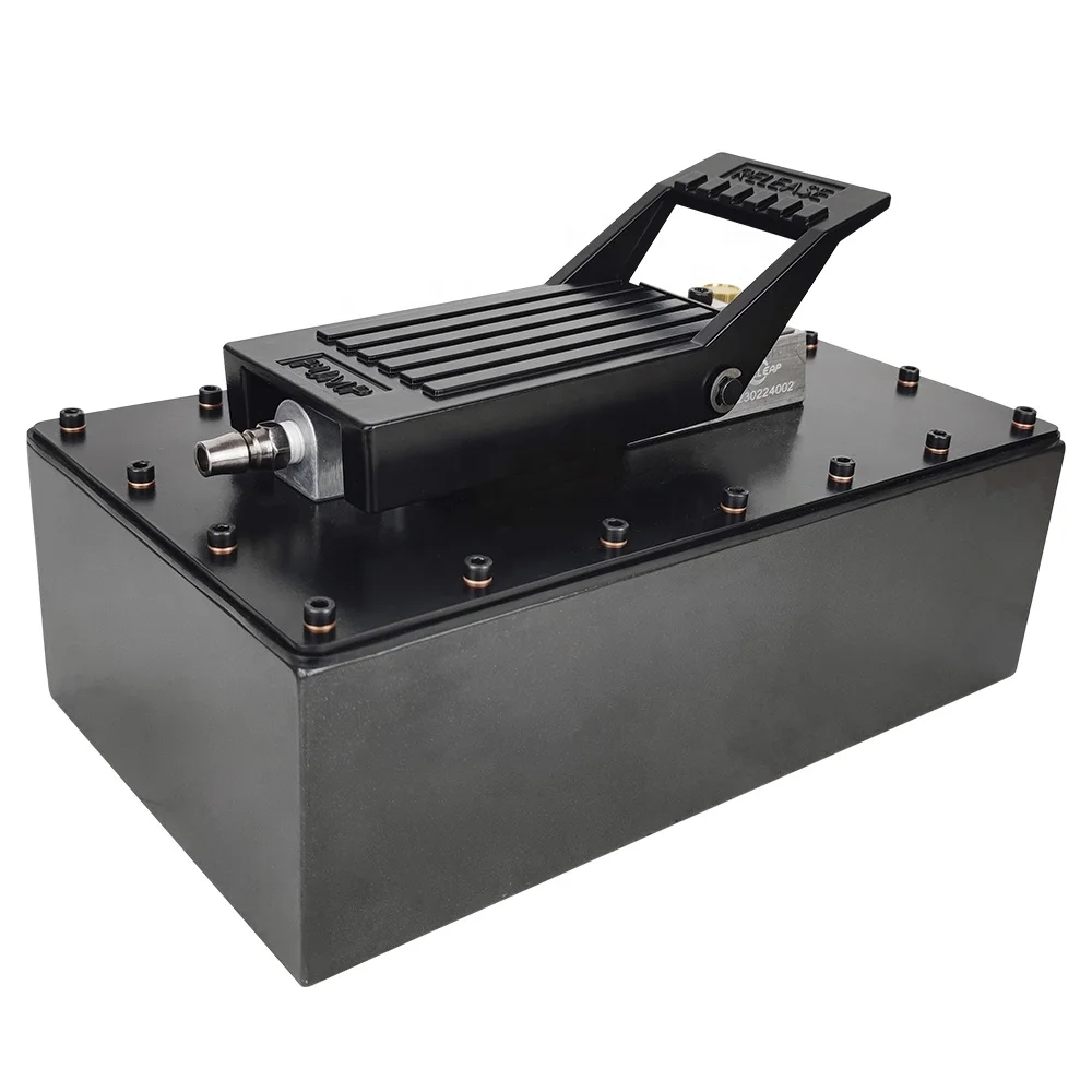 BQ-DA6 Hydraulic Air Pump Pneumatic Foot Pedal with 70 MPa Pressure for Single Acting Cylinder
BQ-DA6 Hydraulic Air Pump Pneumatic Foot Pedal with 70 MPa Pressure for Single Acting Cylinder