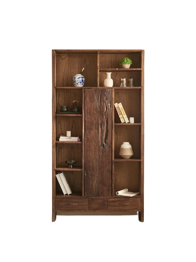 Solid wood bookshelf Japanese retro bookcase B & B storage cabinet Locker
Solid wood bookshelf Japanese retro bookcase B & B storage cabinet Locker