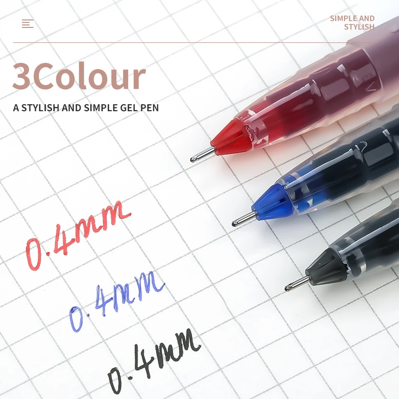 "Large-capacity 0.4mm extra-long writing length full needle-tip gel pen for exams and problem-solving"
"Large-capacity 0.4mm extra-long writing length full needle-tip gel pen for exams and problem-solving"