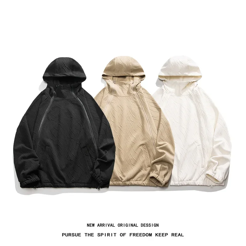 2023 Autumn New Charge Sweater Men's Double Zipper High Street Men's Zipper Sweater Hoodie
2023 Autumn New Charge Sweater Men's Double Zipper High Street Men's Zipper Sweater Hoodie