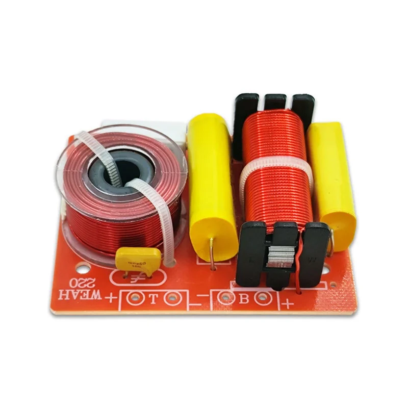 Speaker 2 Way Audio Board Frequency Divider Treble Bass 2 Unit Crossover Filters 120W Bookshelf HIFI Speaker Divider DIY YDH
Speaker 2 Way Audio Board Frequency Divider Treble Bass 2 Unit Crossover Filters 120W Bookshelf HIFI Speaker Divider DIY YDH
