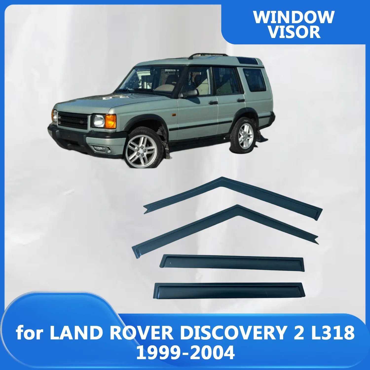 Window Visor for LAND ROVER DISCOVERY 2 L318 1999 2000 2001 2002 2003 2004 Wind Deflectors Rain Guards Door Visor Vent
Window Visor for LAND ROVER DISCOVERY 2 L318 1999 2000 2001 2002 2003 2004 Wind Deflectors Rain Guards Door Visor Vent