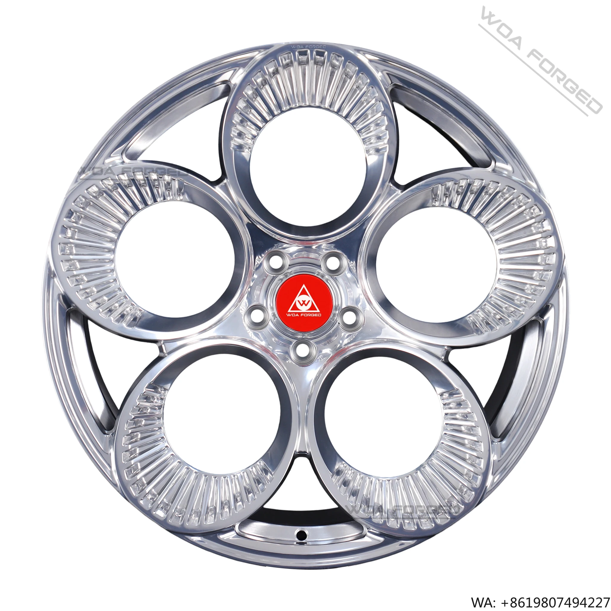 Custom Gloss Silver Chrome Polished Forged Wheels 17 18 19 20 Inch Unique Four-leaf Clover Design Rims
Custom Gloss Silver Chrome Polished Forged Wheels 17 18 19 20 Inch Unique Four-leaf Clover Design Rims