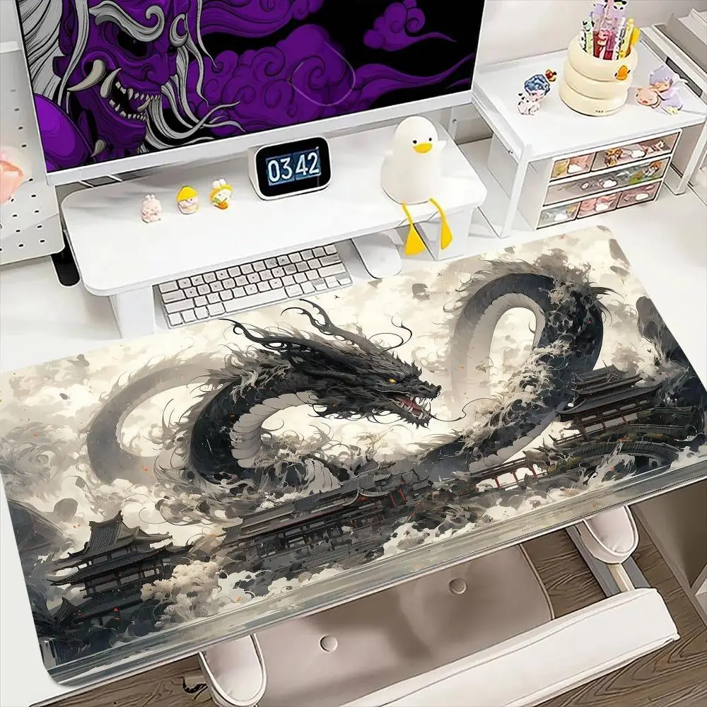 Коврик для мыши Dragon Design 900x400 мм, большой игровой коврик для мыши, геймерский резиновый коврик против морщин, противоскользящий нижний настольный коврик
Коврик для мыши Dragon Design 900x400 мм, большой игровой коврик для мыши, геймерский резиновый коврик против морщин, противоскользящий нижний настольный коврик