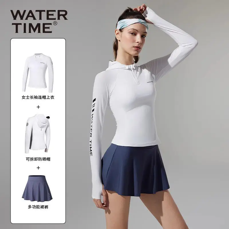 WaterTime Women's Submersible Suit - 2026 New Summer Separate Sunscreen Swimming Suit
WaterTime Women's Submersible Suit - 2026 New Summer Separate Sunscreen Swimming Suit