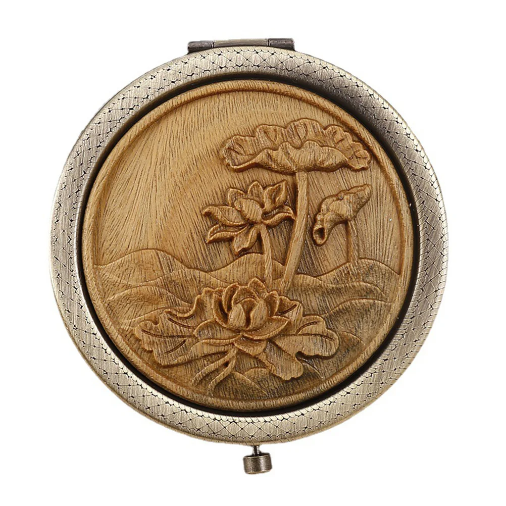 1pc Green Sandalwood Makeup Compact Portable Pocket-size Dual-side Clear Alloy Tool Female Mirror Travel Mirror Makeup Tool
1pc Green Sandalwood Makeup Compact Portable Pocket-size Dual-side Clear Alloy Tool Female Mirror Travel Mirror Makeup Tool