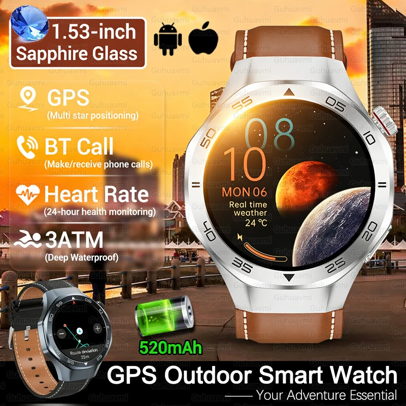 2026 New Watch 6 Pro Business Smart Watch 1.53"AMOLED GPS Compass 100+Sports Modes Bluetooth Call 3ATM Waterproof Smartwatch Men
2026 New Watch 6 Pro Business Smart Watch 1.53"AMOLED GPS Compass 100+Sports Modes Bluetooth Call 3ATM Waterproof Smartwatch Men