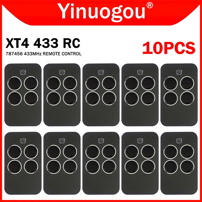 10PCS 787456 XT4 433 RC Garage Door Remote Control 433MHz XT4 433RC 787452 787453 787454 Remote Control for Electric Gate Opener
10PCS 787456 XT4 433 RC Garage Door Remote Control 433MHz XT4 433RC 787452 787453 787454 Remote Control for Electric Gate Opener