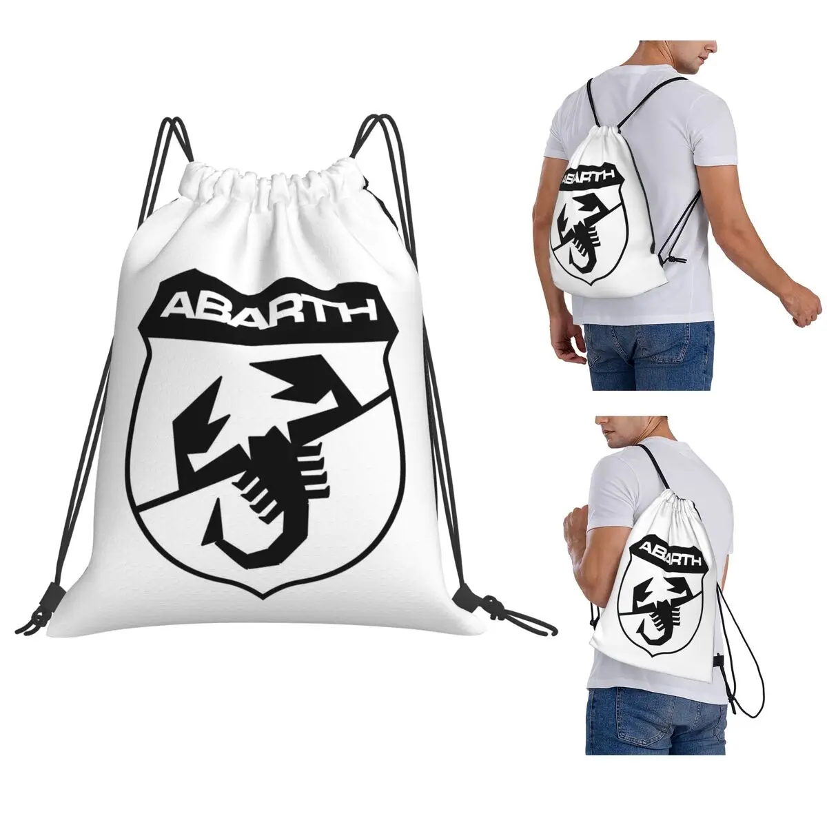 Adesivo Scorpione Abarth Print Backpacks Multi-function Drawstring Bags Shoes Bag Book Bags for Travel Students
Adesivo Scorpione Abarth Print Backpacks Multi-function Drawstring Bags Shoes Bag Book Bags for Travel Students