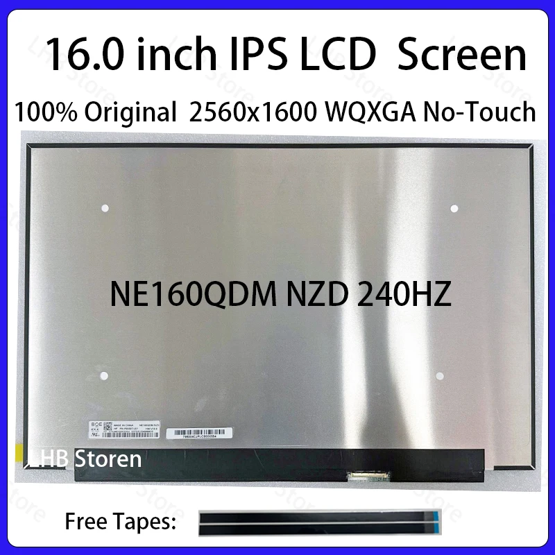 16 Inch 240Hz Laptop LCD Screen NE160QDM NZD NE160QDM-NZD V18.0 Display Matrix Panel Replacement 2560x1600 eDP 40 Pins Non-Touch
16 Inch 240Hz Laptop LCD Screen NE160QDM NZD NE160QDM-NZD V18.0 Display Matrix Panel Replacement 2560x1600 eDP 40 Pins Non-Touch