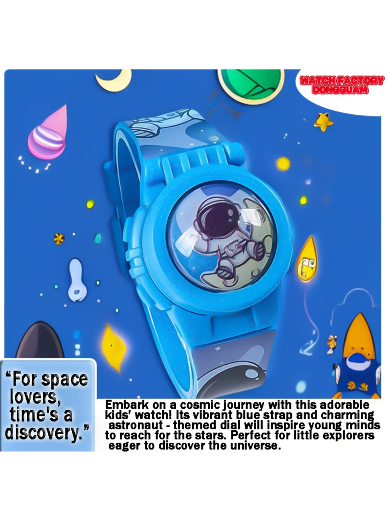 Back-to-school season astronaut electronic watch, rotating flip electronic watch, gift for Valentine's Day, new spring product
Back-to-school season astronaut electronic watch, rotating flip electronic watch, gift for Valentine's Day, new spring product