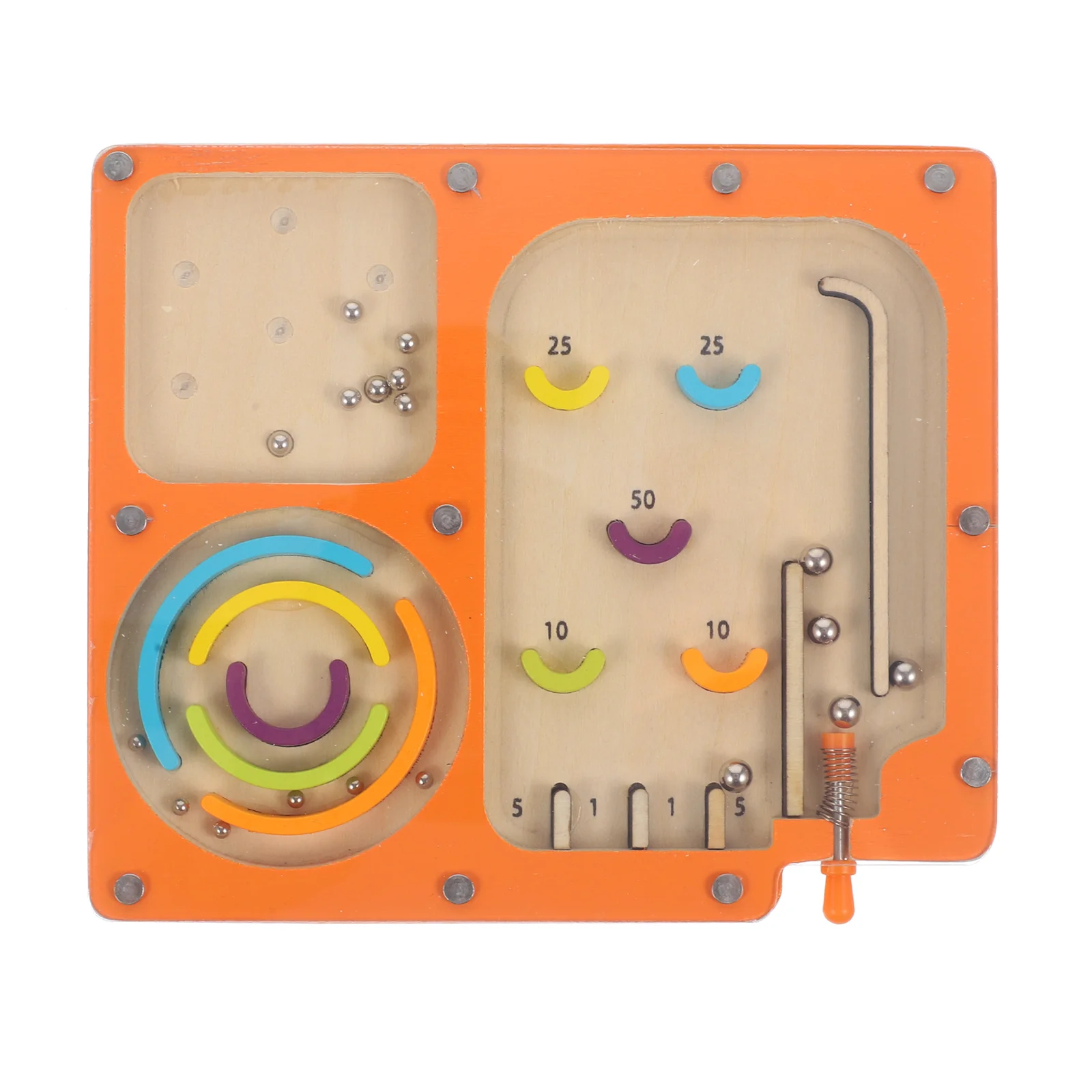 Kids Pinball Machine Plaything Maze Game Toys Early Education Handheld Wood Educational
Kids Pinball Machine Plaything Maze Game Toys Early Education Handheld Wood Educational
