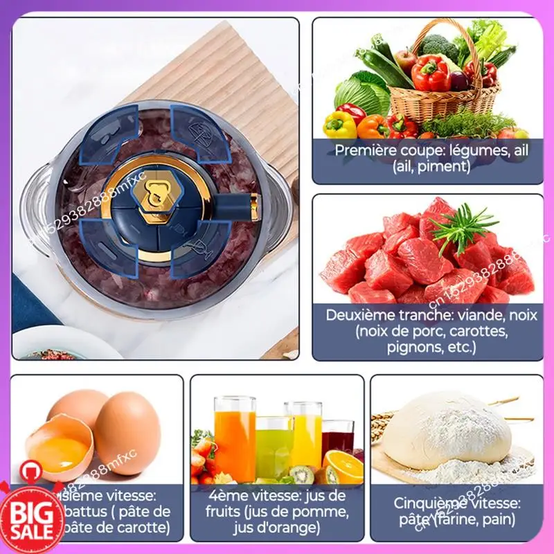 Big Deal Electric Meat Grinder 5L Food Crusher Multifunction Vegetable Fruit Food Processor Chopper Kitchen Machine
Big Deal Electric Meat Grinder 5L Food Crusher Multifunction Vegetable Fruit Food Processor Chopper Kitchen Machine