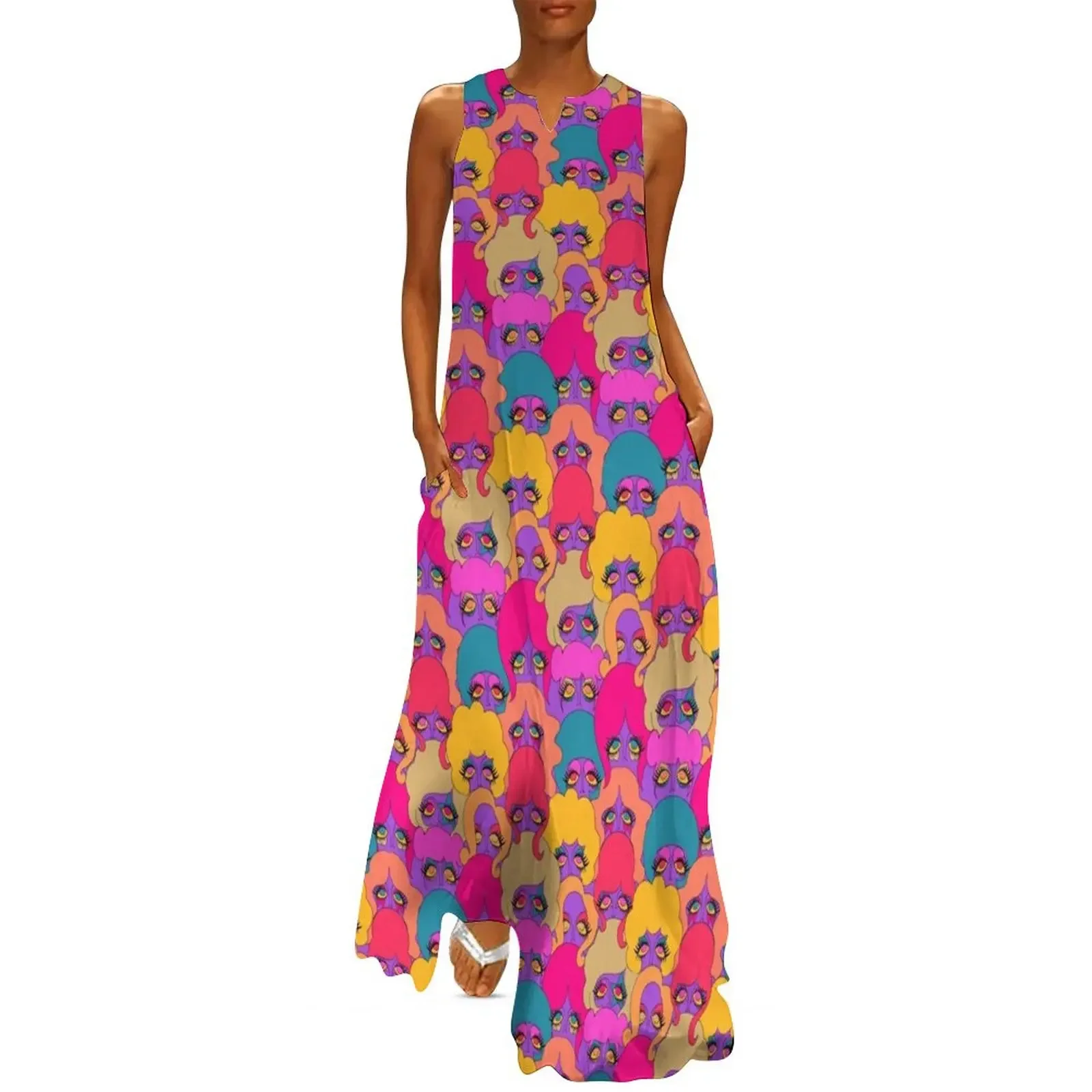Colorful Ladies Long Dress women evening dress elegant chic women dresses promotion Dress
Colorful Ladies Long Dress women evening dress elegant chic women dresses promotion Dress