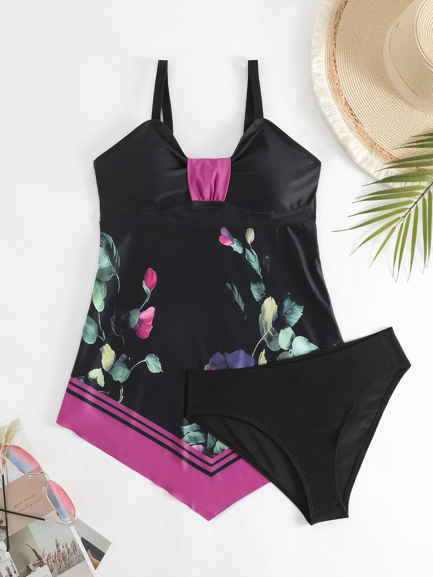 2025 Floral Print Tankini Set Women Striped Swimwear Sexy Two Pieces Swimsuit Beach Biquini Separate High Waisted Bathing Suit
2025 Floral Print Tankini Set Women Striped Swimwear Sexy Two Pieces Swimsuit Beach Biquini Separate High Waisted Bathing Suit