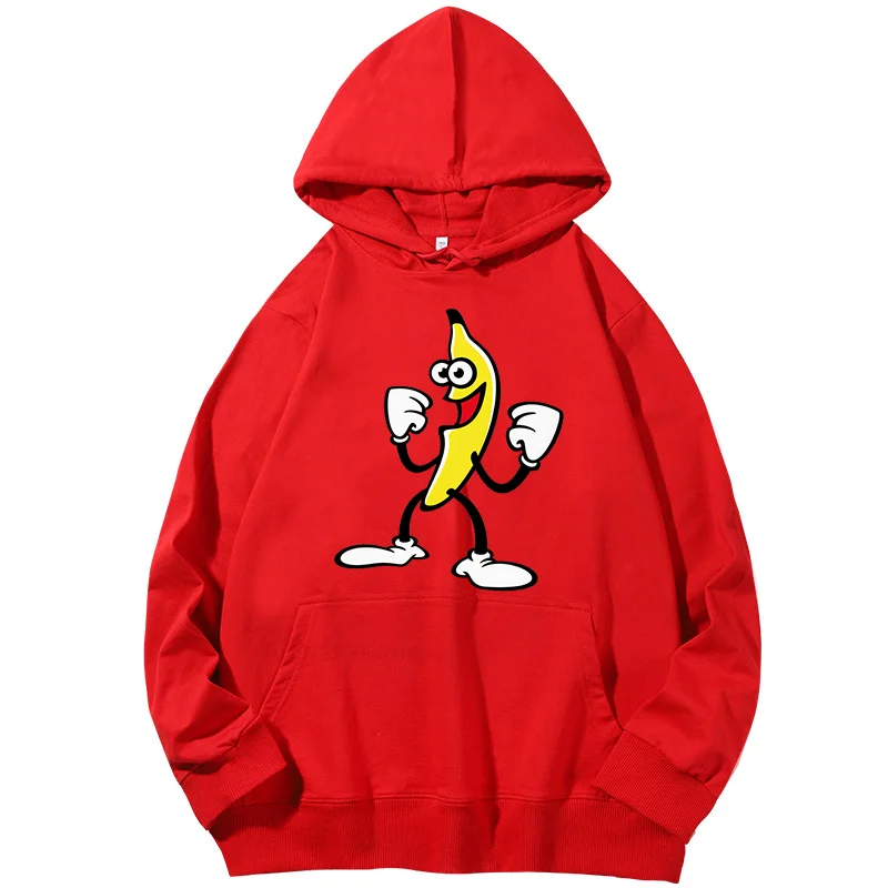 Happy Banana Funny Graphic Hooded Sweatshirts Spring Autumn Fashion Cotton Unisex Long Sleeves Pullover Hoodies Printed Sweater
Happy Banana Funny Graphic Hooded Sweatshirts Spring Autumn Fashion Cotton Unisex Long Sleeves Pullover Hoodies Printed Sweater