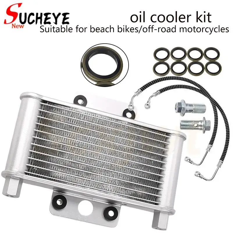 Motorcycle Radiator Oil Cooler Kit for Honda CB CG 100CC-250CC 125Ml Aluminum Engine Cooling Motocross Accessories Dirt Bike
Motorcycle Radiator Oil Cooler Kit for Honda CB CG 100CC-250CC 125Ml Aluminum Engine Cooling Motocross Accessories Dirt Bike
