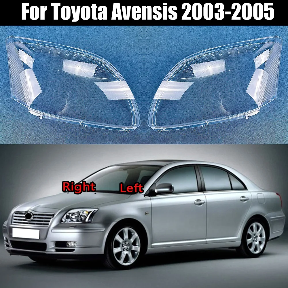 For Toyota Avensis 2003 2004 2005 Headlamp Lamp Shell Headlight Cover Transparent Lampshade Plexiglass Replace Original Lens
For Toyota Avensis 2003 2004 2005 Headlamp Lamp Shell Headlight Cover Transparent Lampshade Plexiglass Replace Original Lens