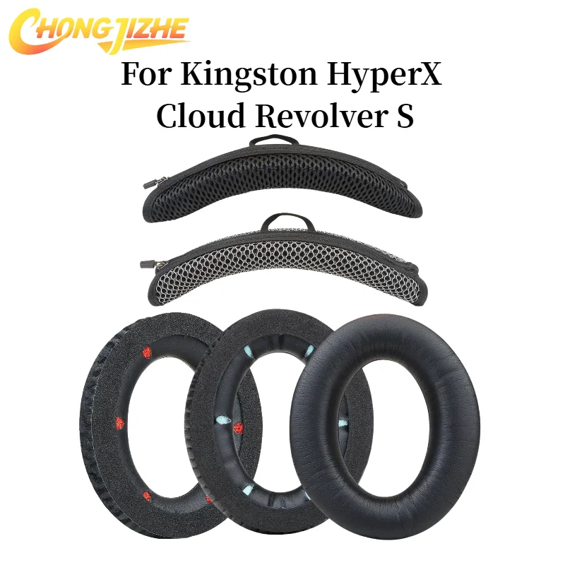 CHONGJIZHE Replacement Earpads For Kingston HyperX Cloud Revolver S Earmuffs Ultra-soft Sponge Cushion Cover Repair Parts
CHONGJIZHE Replacement Earpads For Kingston HyperX Cloud Revolver S Earmuffs Ultra-soft Sponge Cushion Cover Repair Parts