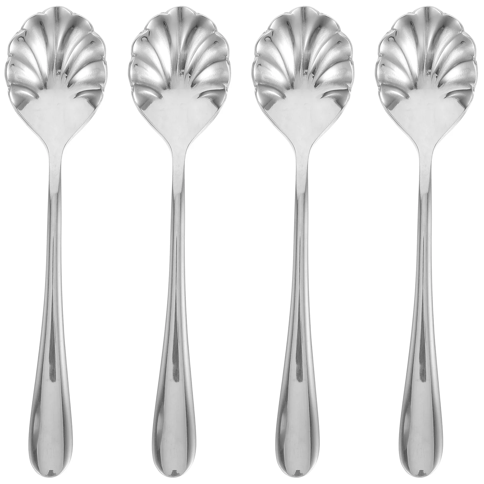 4 Pcs Dinner Spoons Silverware Vintage Coffee Stir Sticks Bar Scoops Dessert Ice Cream
4 Pcs Dinner Spoons Silverware Vintage Coffee Stir Sticks Bar Scoops Dessert Ice Cream