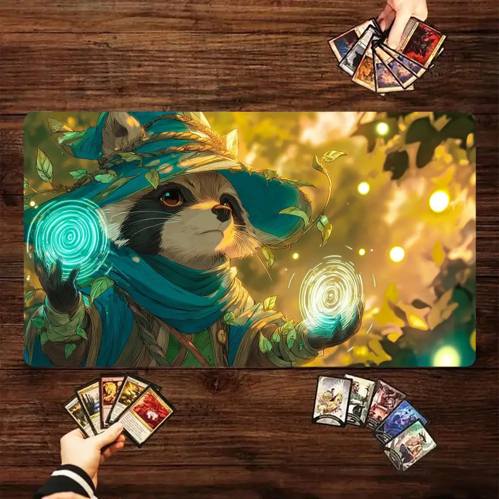 Raccoon Forest Guardians Magic Card Battle Mat MTG Playmat Anti-slip Base 35X60CM gathering gaming mats Board Game Mat for TCG
Raccoon Forest Guardians Magic Card Battle Mat MTG Playmat Anti-slip Base 35X60CM gathering gaming mats Board Game Mat for TCG