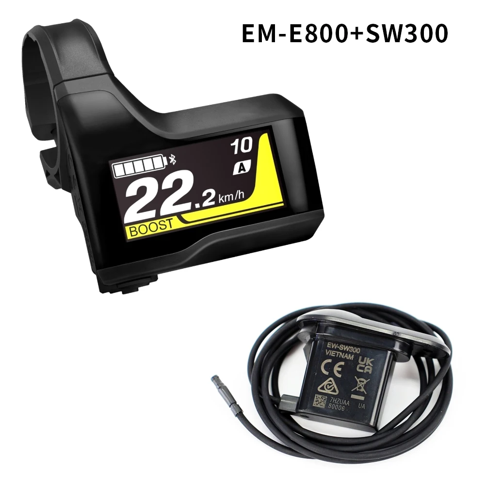 Fit Shimano Steps SC-EM800 Display Computer- bicycle Odometer Speed/Distance/ Sensor Compatible with E-bikes Winter Cycling Part
