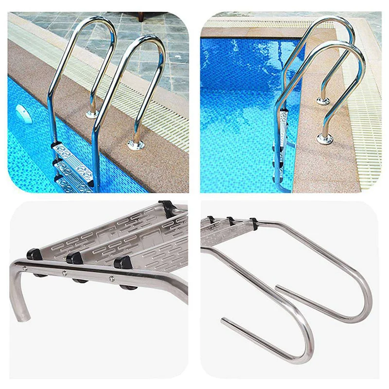 Y67A-4X Swimming Pool Ladder Rung Steps Stainless Steel Replacement Anti Slip Ladder Swimming Pool Accessories
Y67A-4X Swimming Pool Ladder Rung Steps Stainless Steel Replacement Anti Slip Ladder Swimming Pool Accessories
