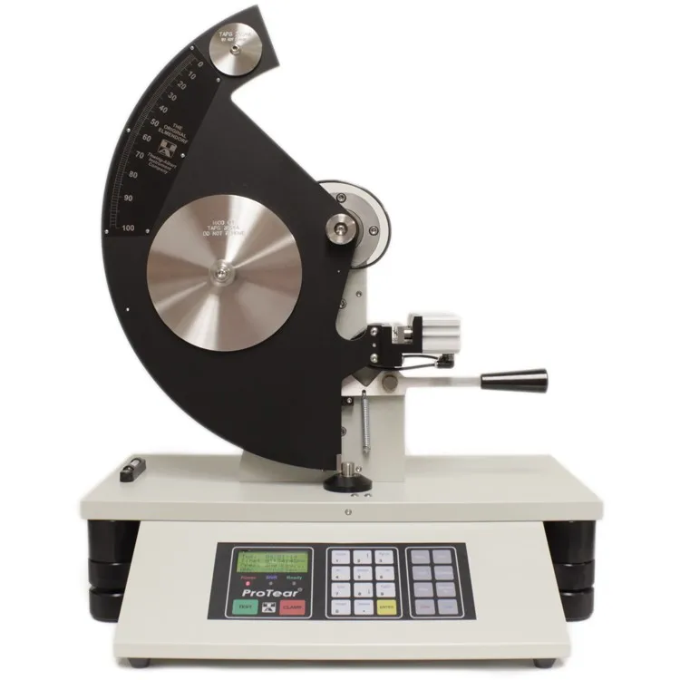 ASTM D1922 BS4468 DIN 53128 ISO9290 Heavy-duty Tear Strength Test Machine Electronic Tear Strength Tester
ASTM D1922 BS4468 DIN 53128 ISO9290 Heavy-duty Tear Strength Test Machine Electronic Tear Strength Tester