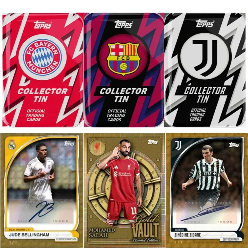Genuine 25/26 Topps Juventus Barcelona Bayern Munich Liverpool Real Madrid Football Card Box Celebrity Collection Cards
Genuine 25/26 Topps Juventus Barcelona Bayern Munich Liverpool Real Madrid Football Card Box Celebrity Collection Cards