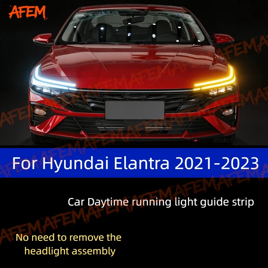 2pcs For Hyundai Elantra 2021-2023 12V Led Guide Strip Headlight For Car Daytime Running Lights Turn Signal DRL Car Modification
2pcs For Hyundai Elantra 2021-2023 12V Led Guide Strip Headlight For Car Daytime Running Lights Turn Signal DRL Car Modification