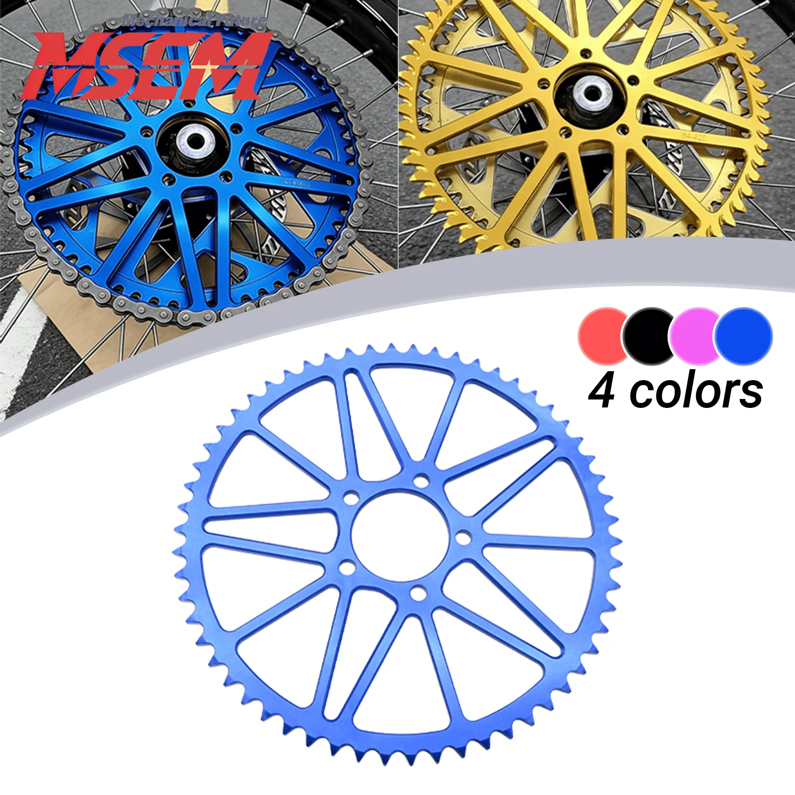 For Sur-Ron Light Bee S/X/L1e For Segway X260 X160 Chain 58 Tooth Plate Wheel Parts Motorcycle 58T CNC Aluminum alloy Sprocket
For Sur-Ron Light Bee S/X/L1e For Segway X260 X160 Chain 58 Tooth Plate Wheel Parts Motorcycle 58T CNC Aluminum alloy Sprocket