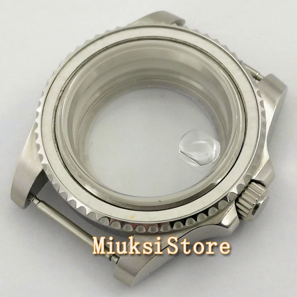 40mm Sapphire glass brushed stainless steelwatch case fit NH35 NH36 ETA 2836 Mingzhu DG2813 3804 Miyota 8215 movement
40mm Sapphire glass brushed stainless steelwatch case fit NH35 NH36 ETA 2836 Mingzhu DG2813 3804 Miyota 8215 movement
