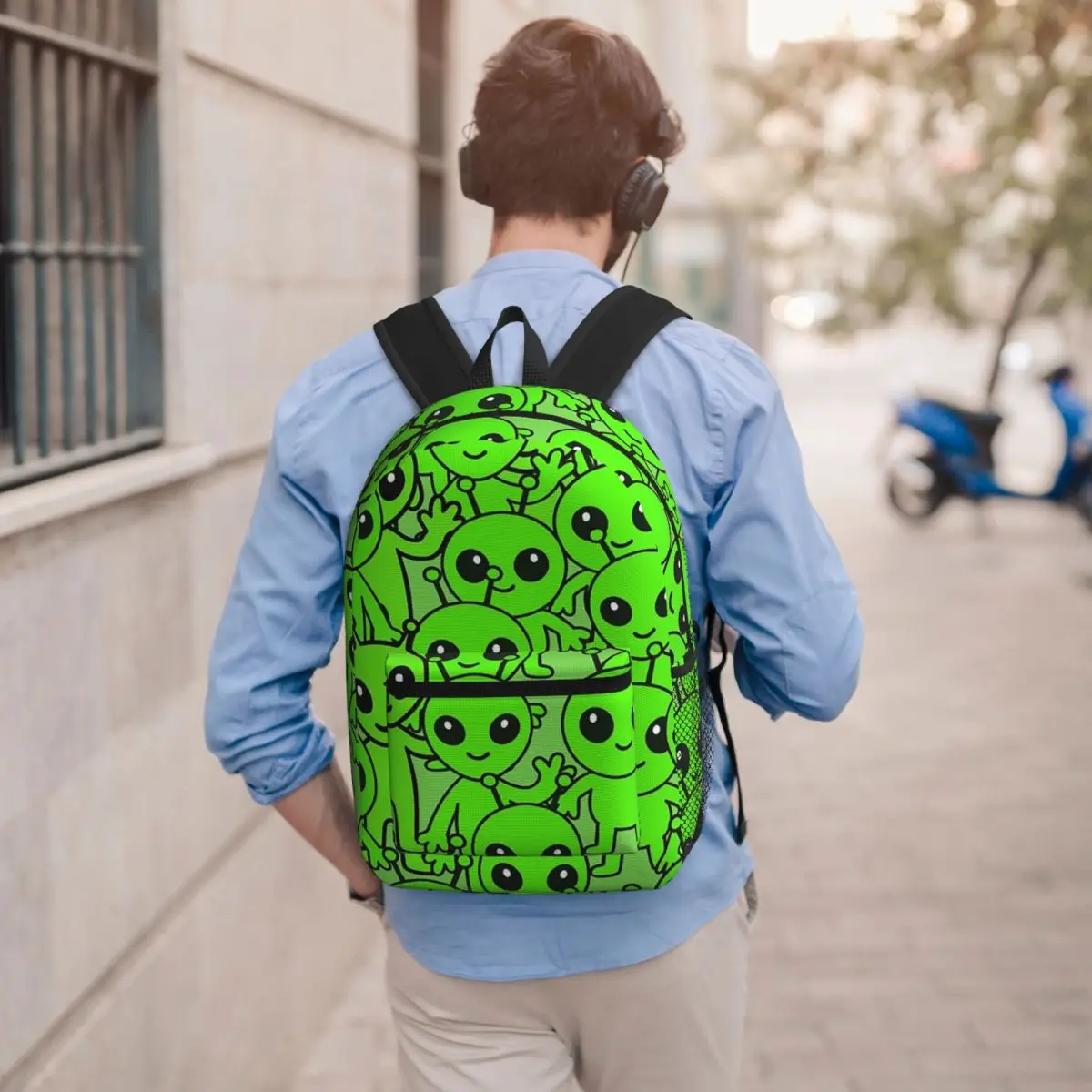 Neon Green Alien Graphic Backpack Boys Girls BookBag Children School Bag Laptop Shoulder Bags for Men Women
Neon Green Alien Graphic Backpack Boys Girls BookBag Children School Bag Laptop Shoulder Bags for Men Women
