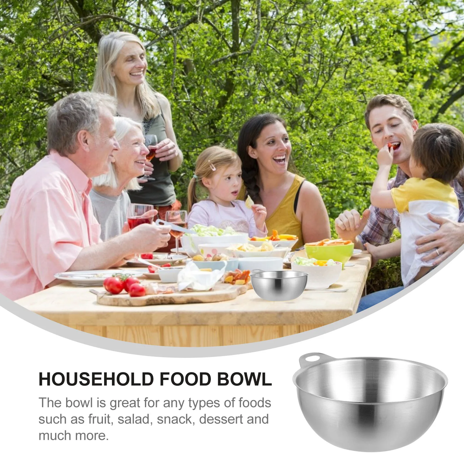 Stainless Steel Salad Bowl Bowls Noodle Prep Korean Food Mixer Dessert Large Mixing
Stainless Steel Salad Bowl Bowls Noodle Prep Korean Food Mixer Dessert Large Mixing