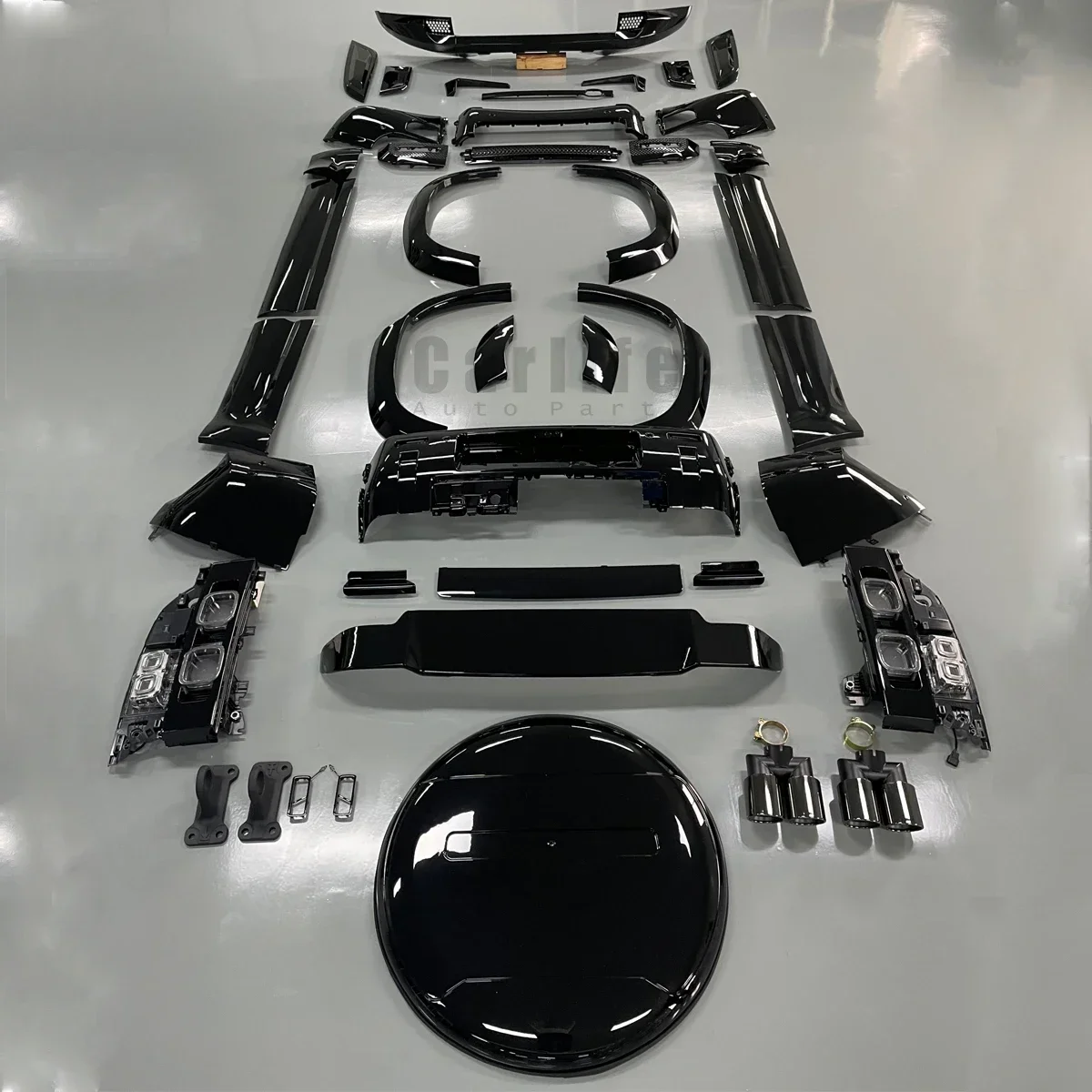 Для Land Rover Defender 90/110/130 2019+ возбуждайтесь до 007, высококачественный бампер, комплект кузова автомобиля с покрытием шины.
Для Land Rover Defender 90/110/130 2019+ возбуждайтесь до 007, высококачественный бампер, комплект кузова автомобиля с покрытием шины.