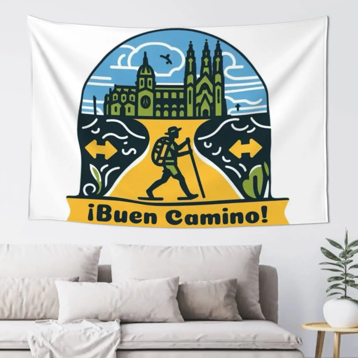 Buen Camino - Camino de Santiago - Shirt, Mug, Sticker, etc Tapestry Decorative Wall Outdoor Decor Christmas Decoration Tapestry
Buen Camino - Camino de Santiago - Shirt, Mug, Sticker, etc Tapestry Decorative Wall Outdoor Decor Christmas Decoration Tapestry