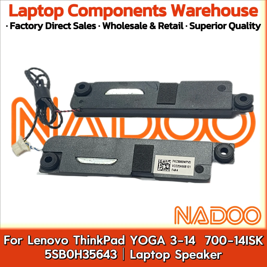 New Original Laptop Notebook Audio Speaker For Lenovo ThinkPad YOGA 3-14 700-14ISK 5SB0H35643 built-in speaker horn audio
New Original Laptop Notebook Audio Speaker For Lenovo ThinkPad YOGA 3-14 700-14ISK 5SB0H35643 built-in speaker horn audio