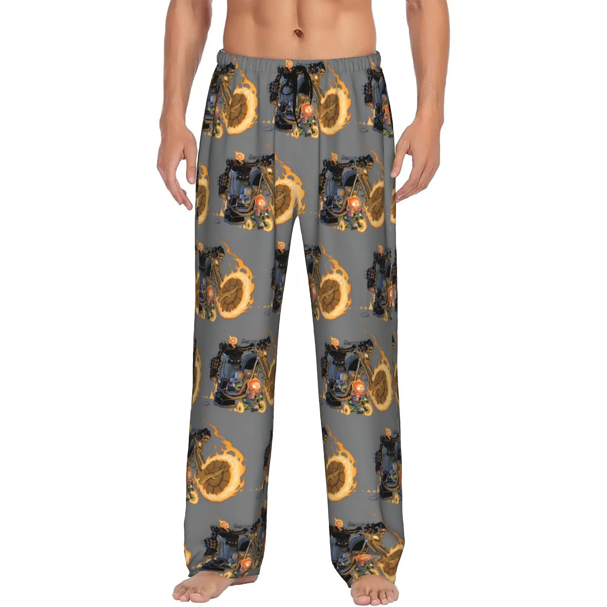 Custom Printed Men's Ghost Anime Ride Pajama Pants Sleepwear Sleep Lounge Bottoms with Pockets
Custom Printed Men's Ghost Anime Ride Pajama Pants Sleepwear Sleep Lounge Bottoms with Pockets
