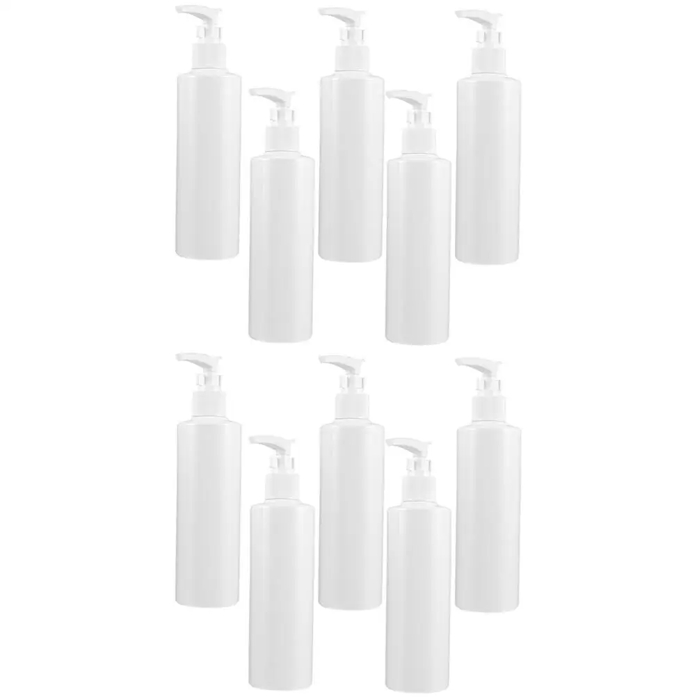 10 Pcs Shampoo Bottle Empty Plastic Pump Toiletries Container Lotion Makeup Storage Travel Dispenser
10 Pcs Shampoo Bottle Empty Plastic Pump Toiletries Container Lotion Makeup Storage Travel Dispenser