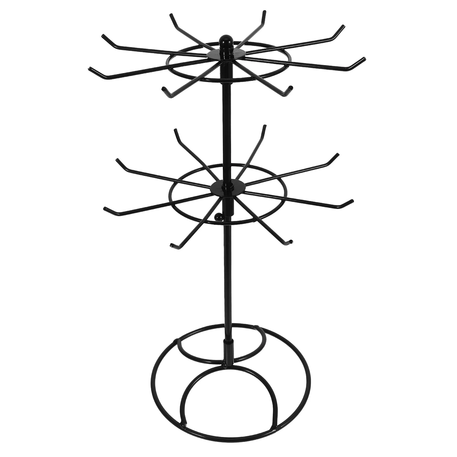 2 Tier Black Metal Rotating Jewelry Organizer Stand Necklace Bracelet Lipstick Keychain Display Rack 360 Degree Spinner For
2 Tier Black Metal Rotating Jewelry Organizer Stand Necklace Bracelet Lipstick Keychain Display Rack 360 Degree Spinner For